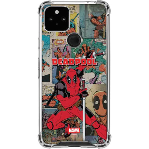 Marvel Deadpool Deadpool Collage Google Pixel 4a 5G Clear Case